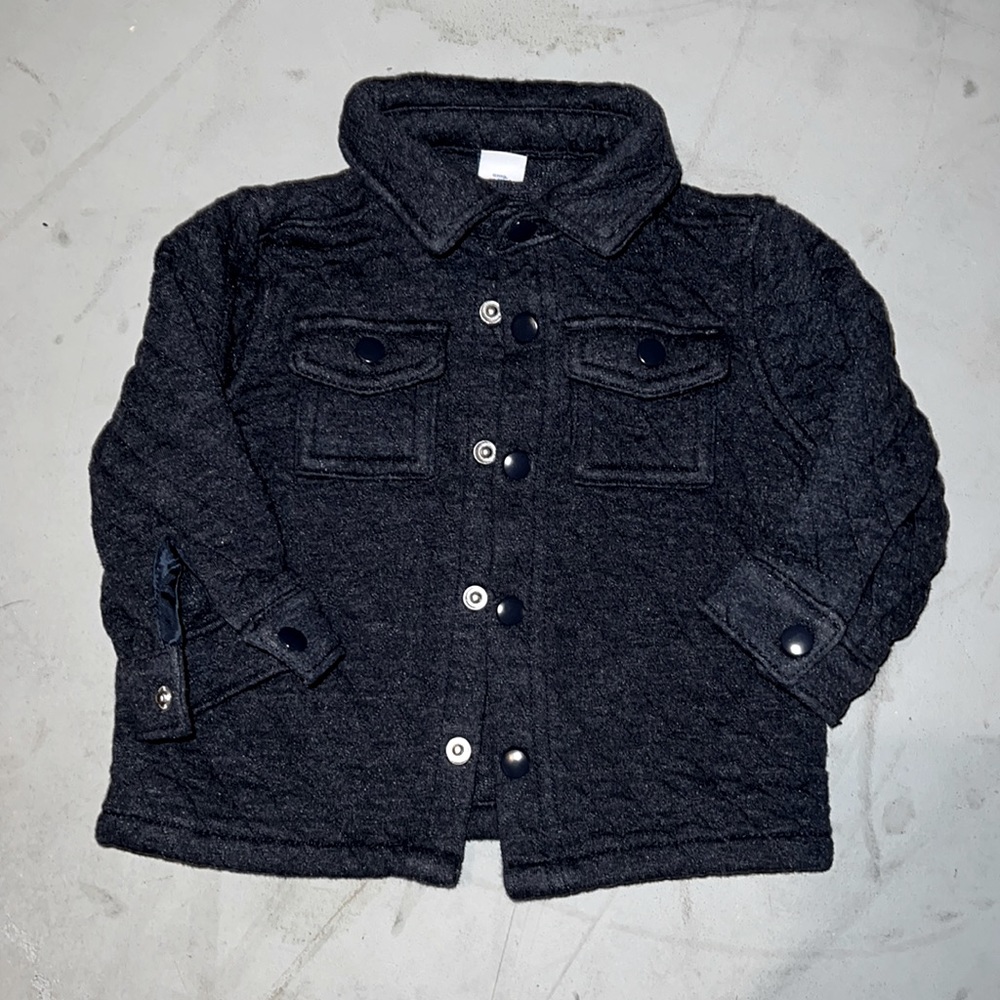 Old Navy quilted jacket 6-12 months Navy